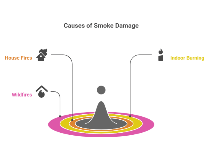 Reasons Causes of smoke damage