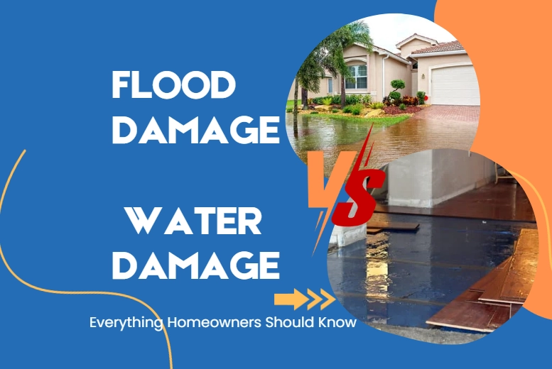 Difference Between Flood and Water Damage
