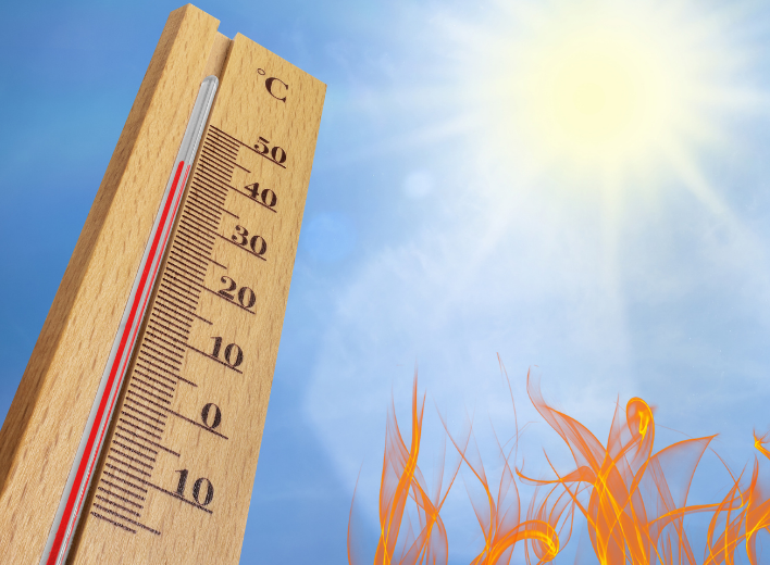 Climate Weather temperature in summer