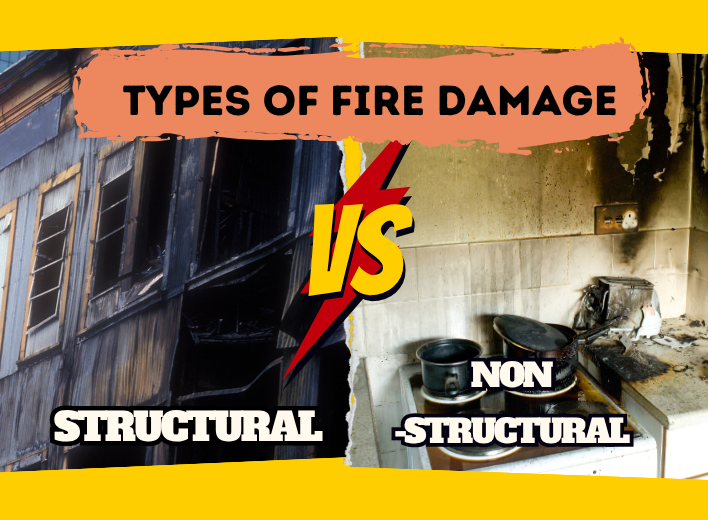 Heat Damage Structural vs. Non-Structural Fire Damage