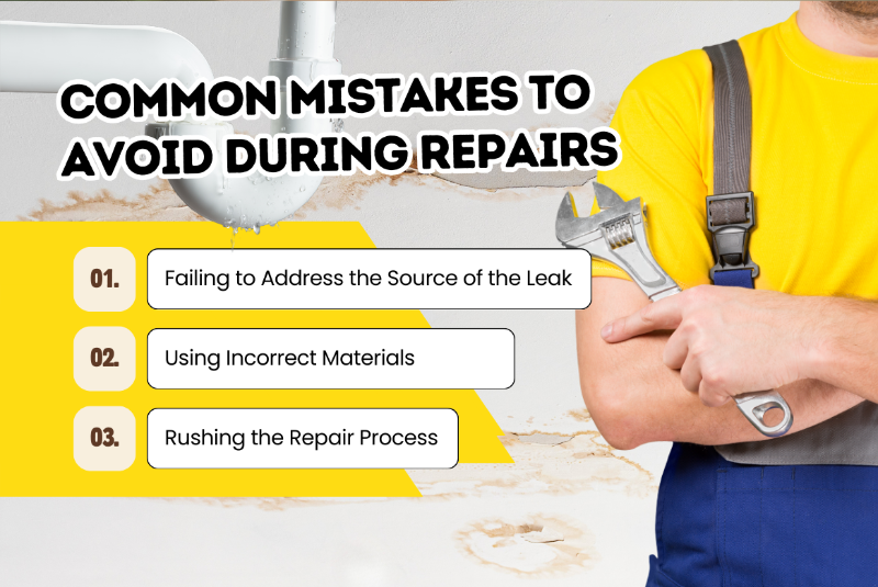Mistakes to avoid during ceiling damage repairs