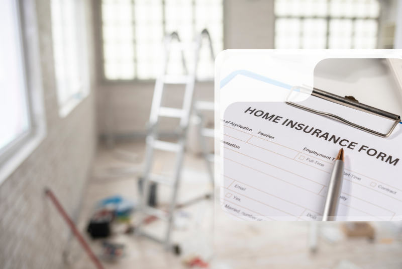 Home repair insurance concept
