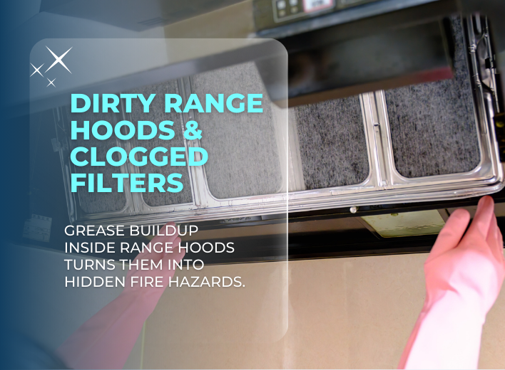 Dirty Range Hoods Dirty Range Hoods in the kitchen