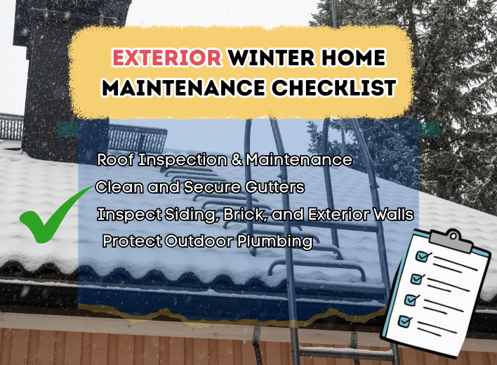 Exterior Winter Home Exterior Winter Home Maintenance Checklist