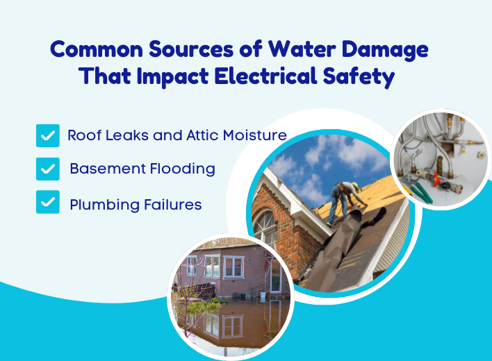 Water Damage Sources of Water Damage That Impact Electrical Safety