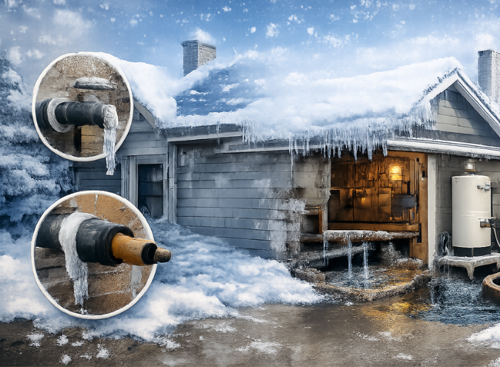 WinterWaterDamage House Winter Water Damage