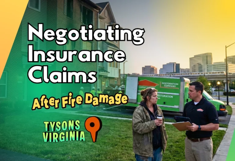 Insurance Claims After Fire Damage in Tysons