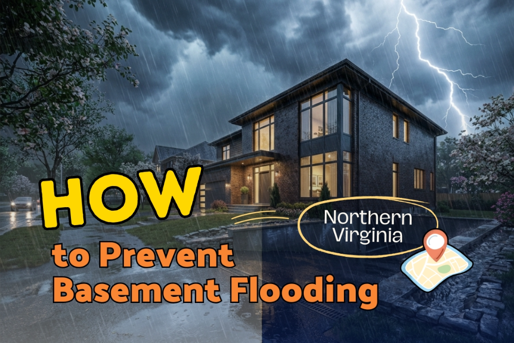 Prevent Basement Flooding in Northern Virginia
